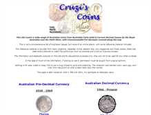 Tablet Screenshot of cruzis-coins.com